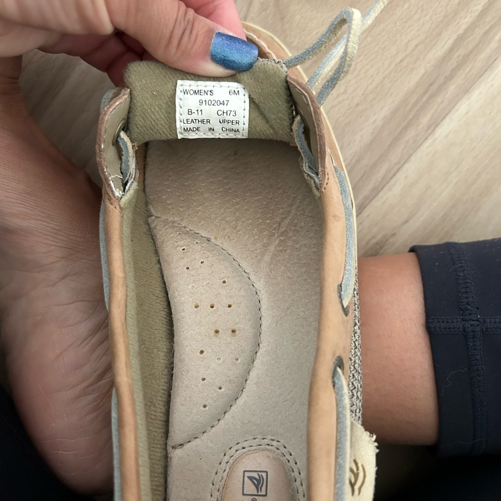 Sperry Women's Brown and Cream Loafers - Picture 4 of 4